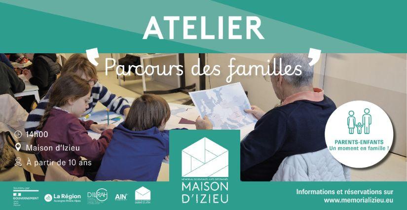 Parcours des familles : atelier d'investigation à la Maison d'Izieu - près de Belley