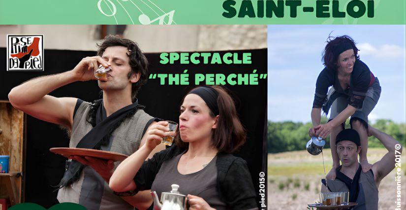 Spectacle de cirque "Thé Perché" en famille - dans la Plaine de l'Ain