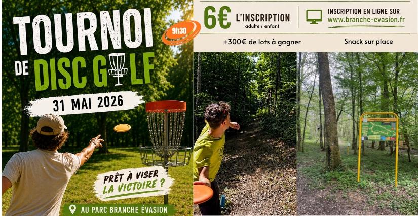 Grand Concours de Disc Golf en famille à Branche Évasion !