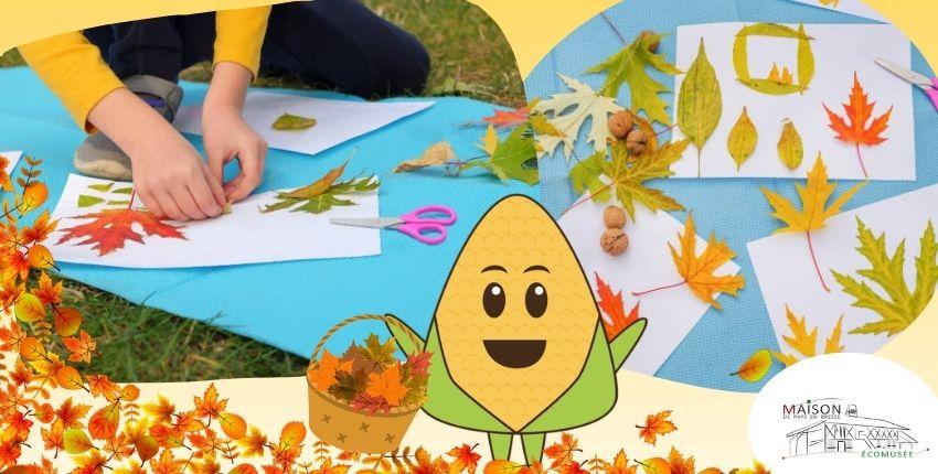 Atelier famille « Mon herbier d'automne » à l'Écomusée Maison de Pays en Bresse