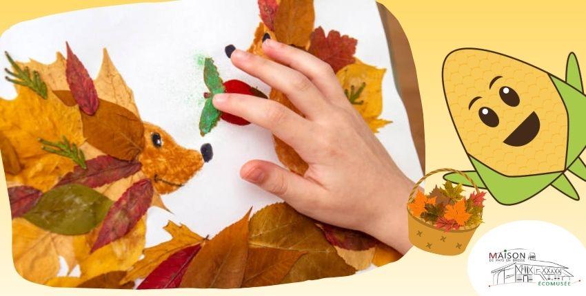Atelier famille « Hérisson en feuilles d'automne » 3-6 ans à l'Écomusée Maison de Pays en Bresse - près de Bourg-en-Bresse