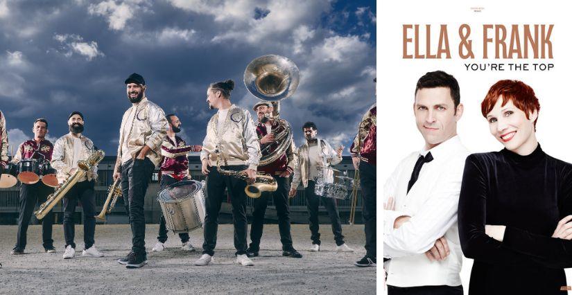 Cuivres en Dombes 2026 : concert de clôture swing et électro "Melotronic / Ella & Frank" en famille - à Joyeux