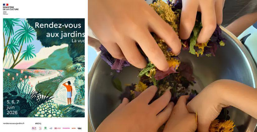 Rendez-vous aux Jardins 2026 en famille à l'Abbaye d'Ambronay