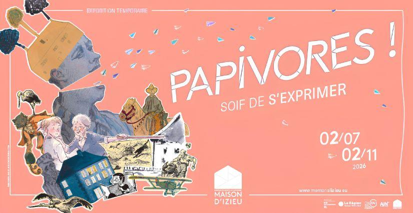 Exposition famille "Papivores !" à hauteur d'enfant à la Maison d'Izieu