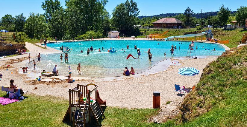 Plage et baignade en plein-air à Champdor Corcelles, Plateau d'Hauteville