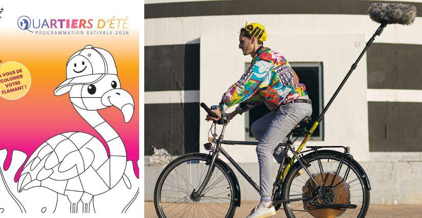 Quartiers d'été 2026 : spectacle musical électro-vélo "Joube" en famille à Saint-Genis-Pouilly