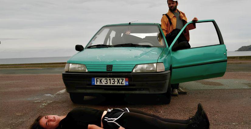 Spectacle d'humour en plein air « Road Movie » en famille au Théâtre Jeanne d'Arc, Valserhône