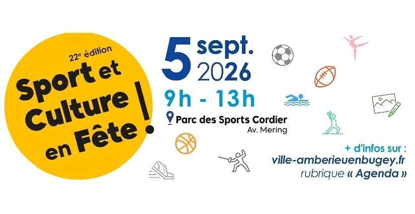Sport et Culture en Fête : le forum des associations d'Ambérieu-en-Bugey 2026