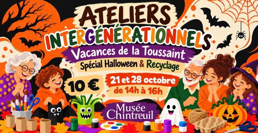 Atelier créatif Halloween en famille au musée Chintreuil - Pont-de-Vaux