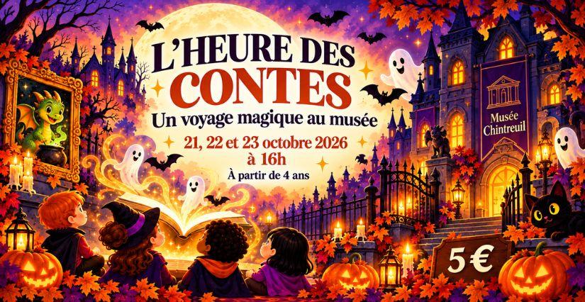 Halloween 2026 au musée Chintreuil : L'heure des contes pour enfants - Pont-de-Vaux