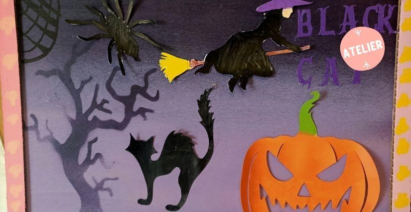 Halloween : atelier enfant "Affiche en relief" à la Maison de l'Eau - Pont-de-Vaux