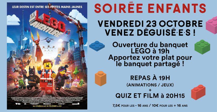 Soirée Lego et cinéma déguisée en famille au Festival du Film d'Animation - Meximieux 