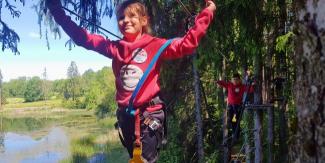 Parc aventure du Bugey : un anniversaire enfant dans les arbres au Plateau d'Hauteville