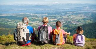 Randonnée facile en famille au Petit Montrond, Col de la Faucille, Pays de Gex Monts Jura