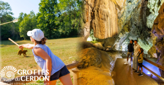 Grottes du Cerdon : visite et parc préhistorique près de Lyon, Bourg-en-Bresse et Genève